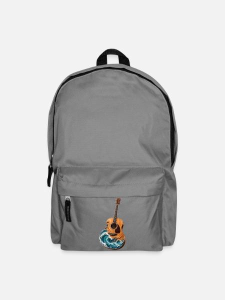 Ocean Wave Gitarre - Rucksack - Mittelgrau