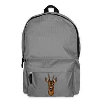 Der Rogenbock - Rucksack - Mittelgrau - Vorne