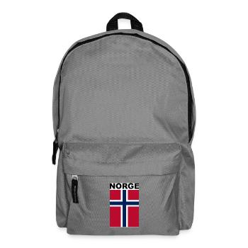 Norge / Norway supporter - Backpack - elephant grey - Front