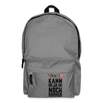 Poker shirt, can still come - Backpack - elephant grey - Front