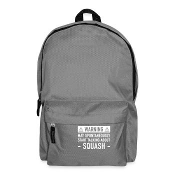 Idée Cadeau drôle Squash - Sac à dos - gris éléphant - Devant
