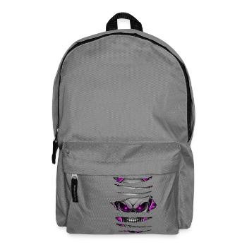 Totenkopf Aufgerissen 005 - Rucksack - Mittelgrau - Vorne
