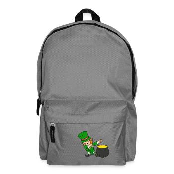Dabbing Leprechaun Dab St Patricks Day Pot d'or - Sac à dos - gris éléphant - Devant