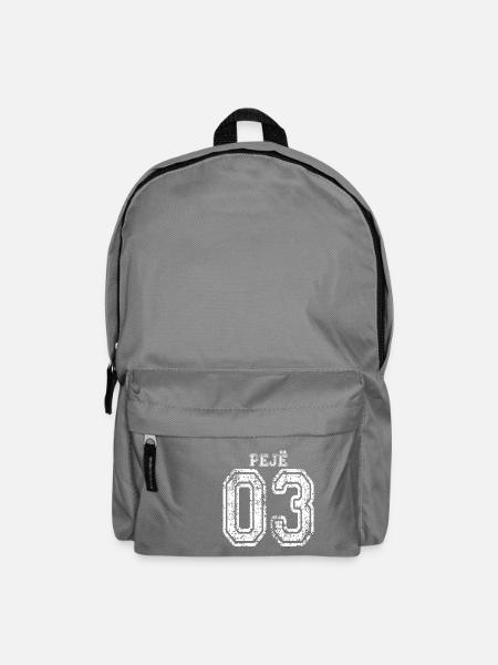 Peja, Peje 03 als Kosovo Albaner Geschenk - Rucksack - Mittelgrau