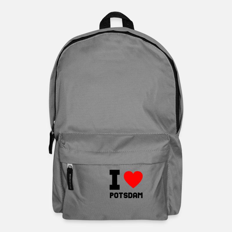 I Love Potsdam Geschenk Stadt Heimat Idee - Rucksack - Mittelgrau