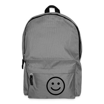 Happy Emoji - Backpack - elephant grey - Front
