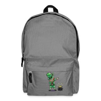 St Patricks tenue de jour T-Rex cadeau Bière Irlande - Sac à dos - gris éléphant - Devant