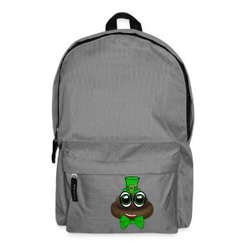 Emoji für St. Patricks Day - Rucksack - Mittelgrau - Vorne