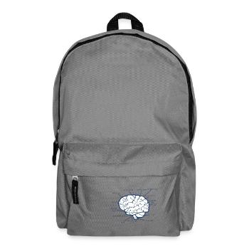Brain Diagram Anatomical Medical Biology Gift - Backpack - elephant grey - Front