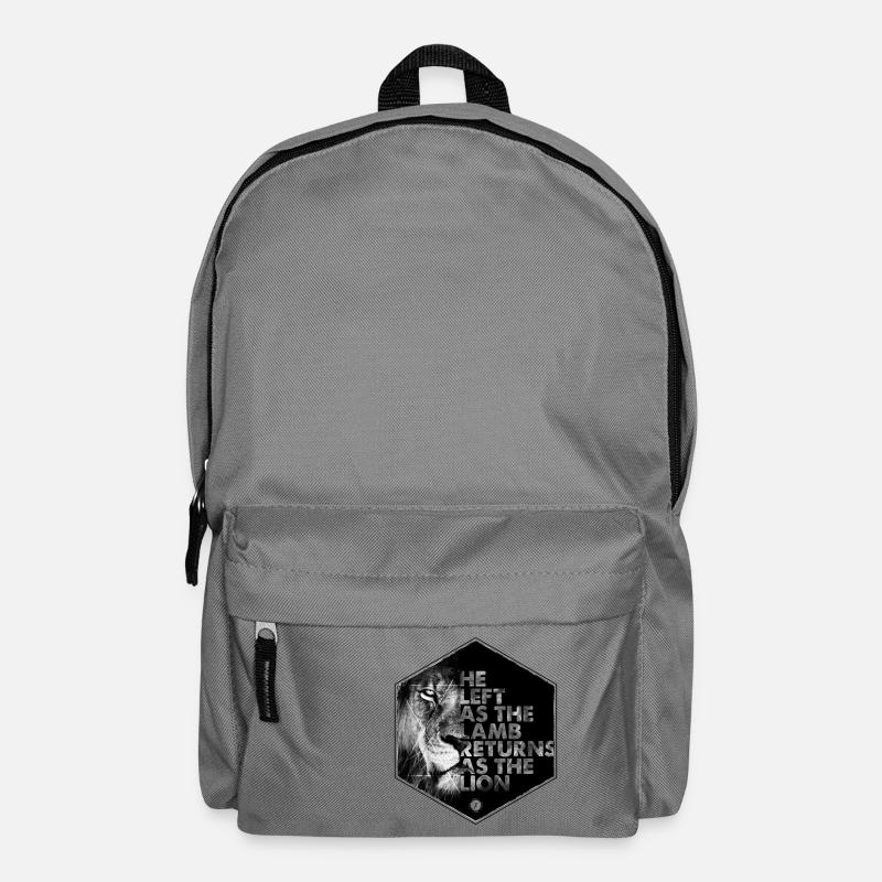Lion Coming Soon von JT4Christ - Rucksack - Mittelgrau