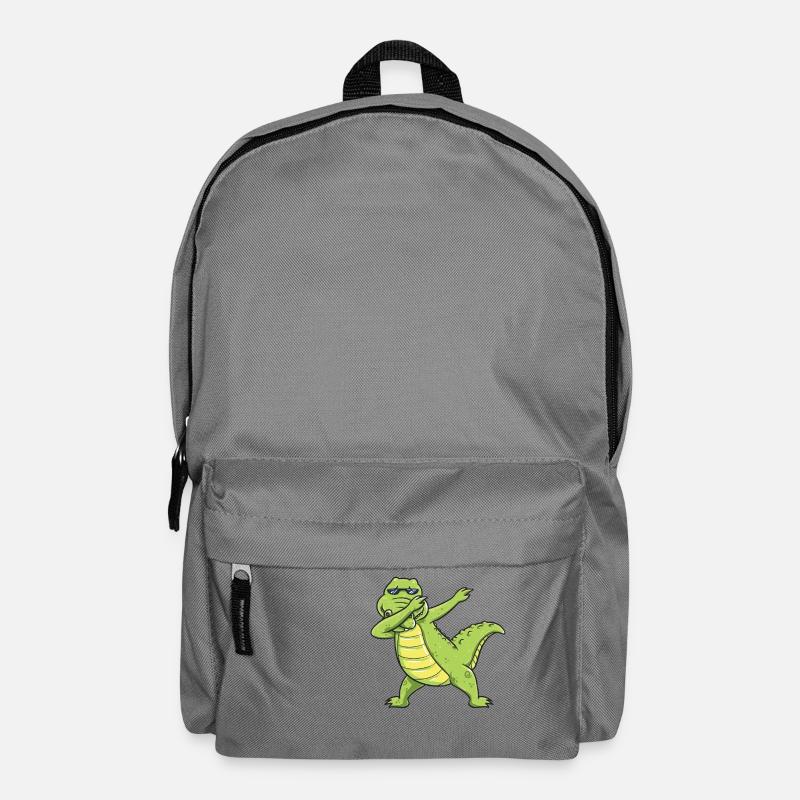 Dabbing Dab Dance Crocodile cadeau anniversaire enfant - Sac à dos - gris éléphant
