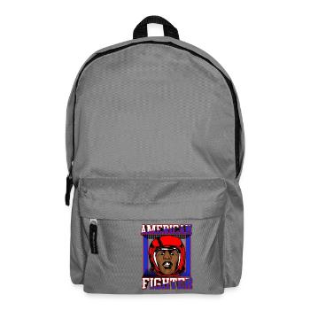 American Fighter Boxer Sport T-Shirt | NaKos - Rucksack - Mittelgrau - Vorne