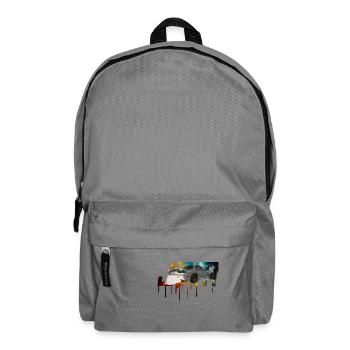 RX7 JDM Racecar Auto Tuning Turbo Racing Geschenk - Rucksack - Mittelgrau - Vorne