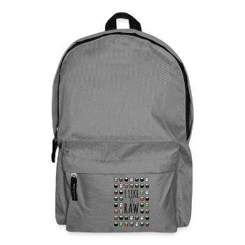 Funny Foodie Gift I Like It Raw Sushi Rolls - Backpack - elephant grey - Front