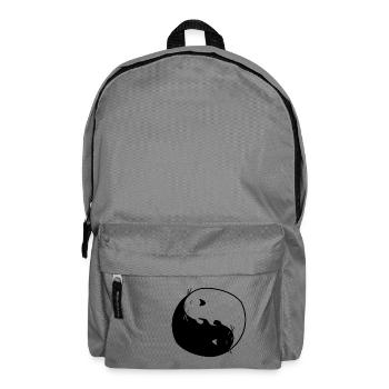 Cat yin yang - Sac à dos - gris éléphant - Devant