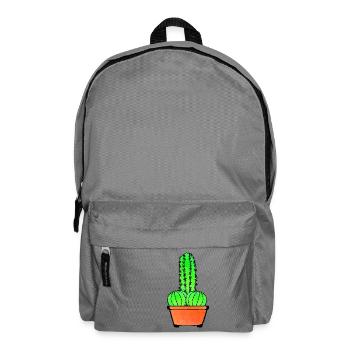 Provocative Cactus and Aloe - Backpack - elephant grey - Front