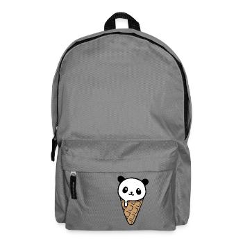 Panda Pocket Ice Cream - Rucksack - Mittelgrau - Vorne
