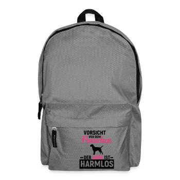 Labrador Retriever - Rucksack - Mittelgrau - Vorne