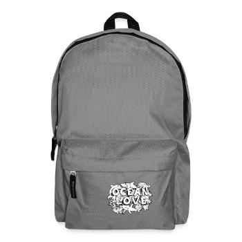 doodle Art Ocean - Backpack - elephant grey - Front