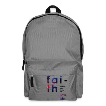 Universum - Rucksack - Mittelgrau - Vorne