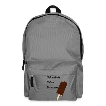 Eis - Rucksack - Mittelgrau - Vorne