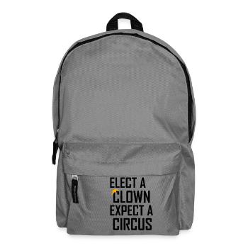 Choose a Clown Expect a Circus Anti- - Backpack - elephant grey - Front
