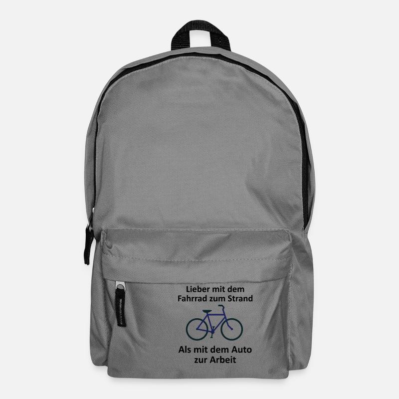 Fahrrad - Rucksack - Mittelgrau