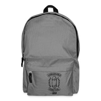 Longboard Forever Surf Surfing Vintage Shirt - Backpack - elephant grey - Front