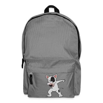 Dabbing Dab Bullterrier Bull Terrier Hund Tanzen - Rucksack - Mittelgrau - Vorne