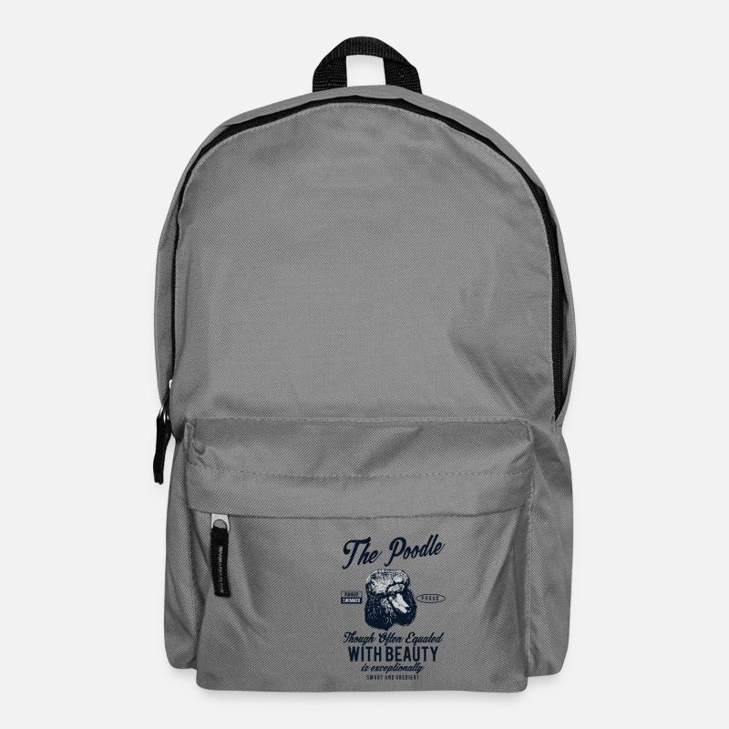 poodle - Backpack - elephant grey