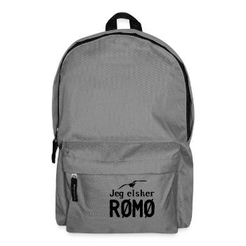 jeg elsker Rømø - Rucksack - Mittelgrau - Vorne