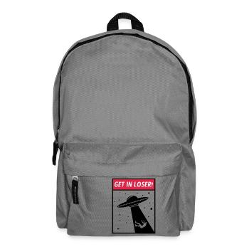Ufo alien abduction - Backpack - elephant grey - Front