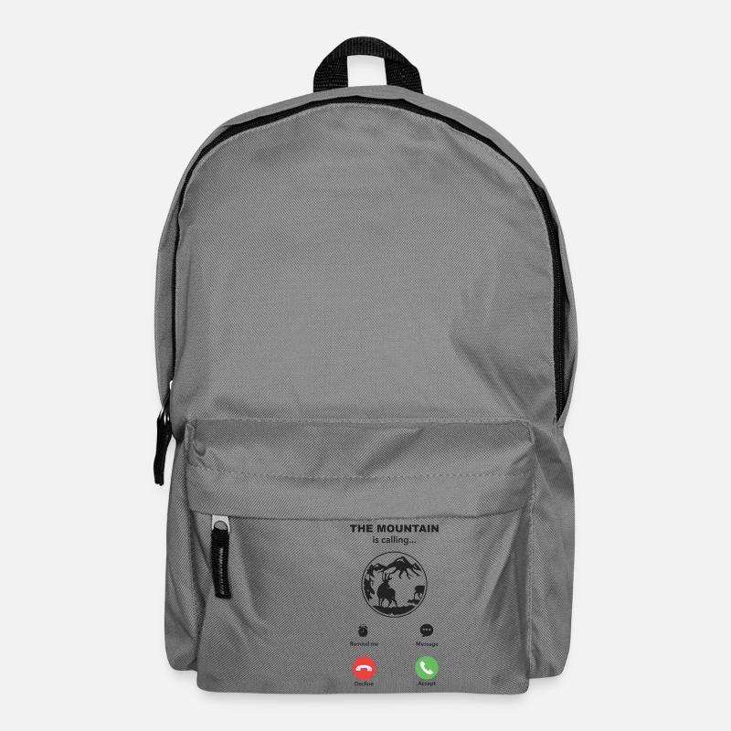la montagne appelle - Sac à dos - gris éléphant