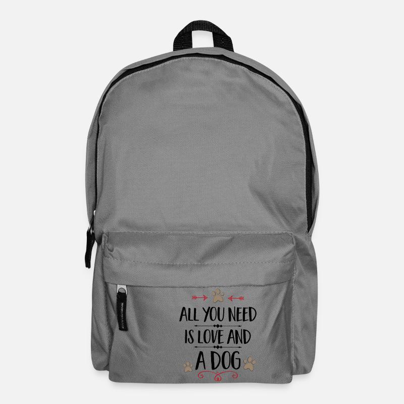 Hund - Rucksack - Mittelgrau