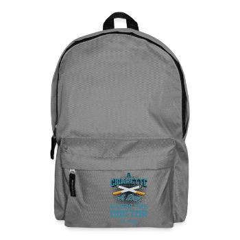 Smoking smoker smoking cigarette gift - Backpack - elephant grey - Front