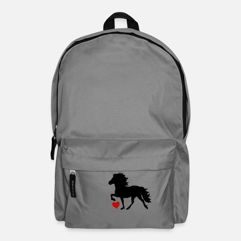 Cheval d’Islande - Sac à dos - gris éléphant
