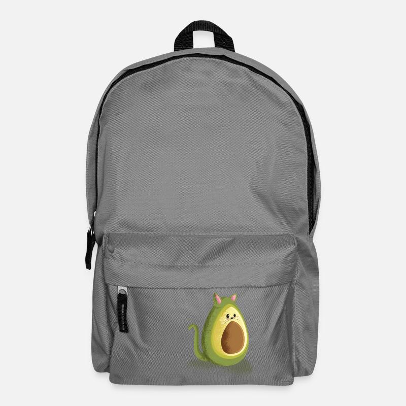 Avocado Cat - Backpack - elephant grey