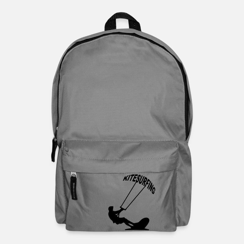 Kitesurfer - Kitesurfing - Rucksack - Mittelgrau