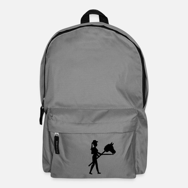 Cheval cadeau de cheval - Sac à dos - gris éléphant