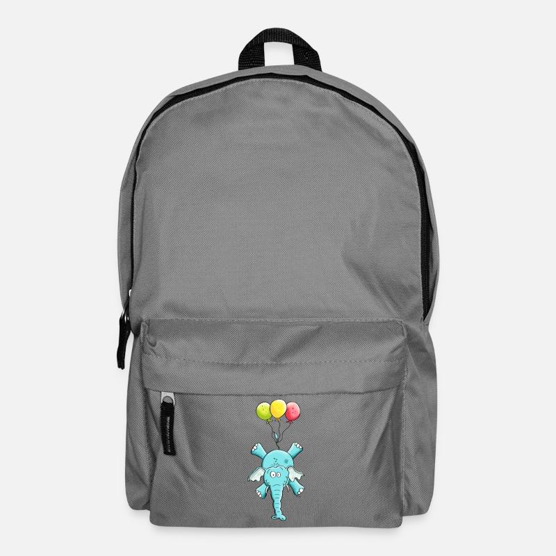 Elephant avec des ballons - Sac à dos - gris éléphant