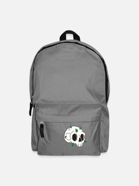 Totenkopf Archäologie - Rucksack - Mittelgrau