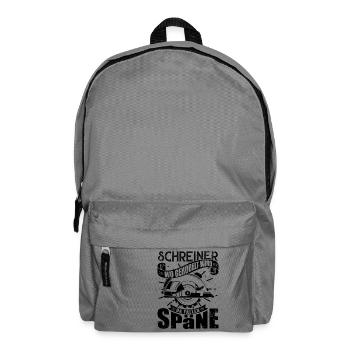 Schreiner Herren TShirt mit Hobel - Rucksack - Mittelgrau - Vorne