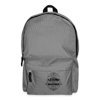 Une légende est née en novembre 2004 - Sac à dos - gris éléphant - Devant