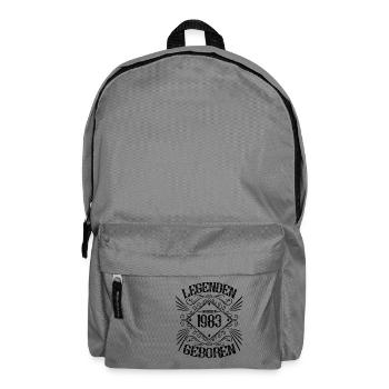 Legenden wurden 1983 geboren - Rucksack - Mittelgrau - Vorne