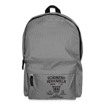 84. Geburtstag Schonend Behandeln 84 VIP ist 84 - Rucksack - Mittelgrau - Vorne