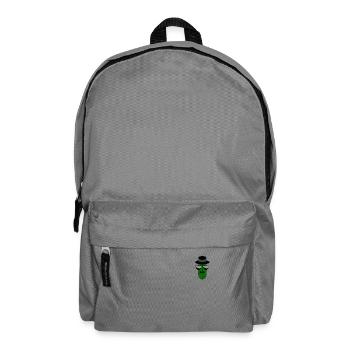 Gangster Mafia Concombre avec lunettes de soleil Pocket Desig - Sac à dos - gris éléphant - Devant