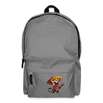 Cinco de Mayo Hyäne Giraffe Mariachi - Rucksack - Mittelgrau - Vorne