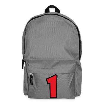 1. 1 JAHR. 1. GEBURTSTAG. 1 JAHR GEBURTSTAG. 1 - Rucksack - Mittelgrau - Vorne