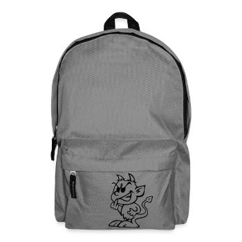 teufel T Shirt selber gestalten - Rucksack - Mittelgrau - Vorne