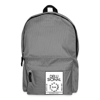 DELUSIONAL - Backpack - elephant grey - Front
